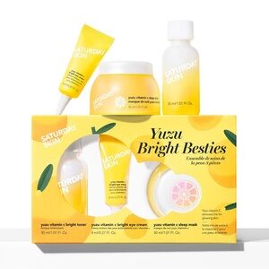Saturday Skin Yuzu Bright Besties 3-Step Kit